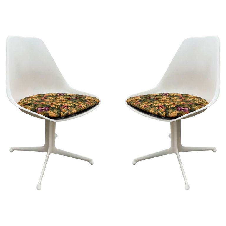 Mid-Century Tulip Side Chair Model 115 by Maurice Burke for Arkana - Pair