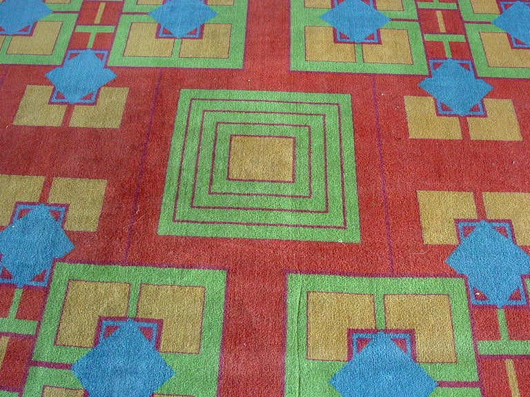 11' Art Deco Rug from the Arizona Biltmore by Albert Chase McArthur