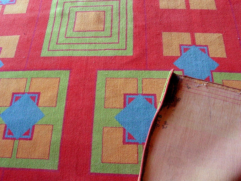 11' Art Deco Rug from the Arizona Biltmore by Albert Chase McArthur