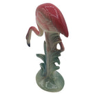 Mid-century Pink Drinking Flamingo Ceramic Tabletop Sculpture Set By Brad Keeler