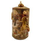 Gyokushu Satsuma Earthenware Saki Pitcher, C. Meiji Period