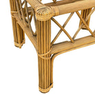 Art Deco "President" Stick Reed Rattan Coffee & Side Table set