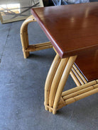 Restored "1949er" Rattan Lounge Chair & Sofa Livingroom Set