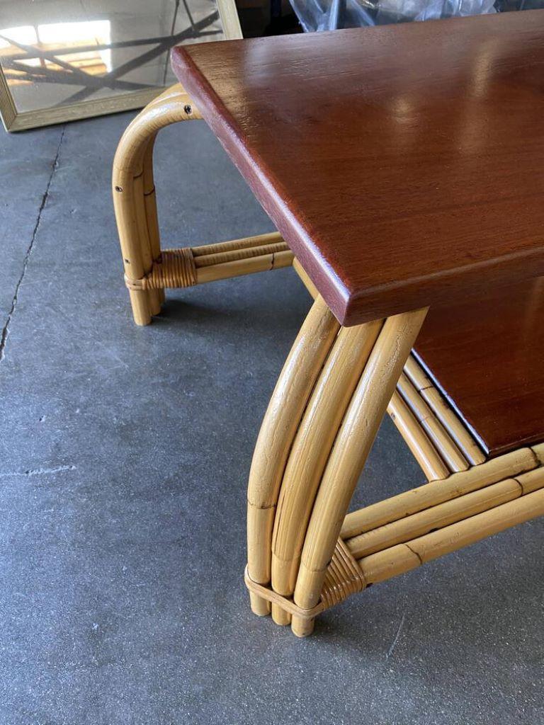 Restored "1949er" Rattan Lounge Chair & Sofa Livingroom Set