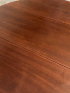 Late Victorian French Drop-Leaf Oak Dining Table