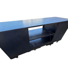 Mid-century James Mont Style Carved Media Credenza Stereo Cabinet