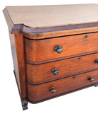 Late 19th Century Victorian Queen Anne Lowboy Dresser with Sculpted Front