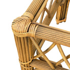 Art Deco "President" Stick Reed Rattan Coffee & Side Table set