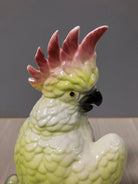 Ceramic California Pottery Tropical Cockatoo Planter