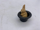 Magician Black Bunny in a Hat Rabbit Figural Collection
