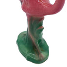 Mid-century Ceramic Mid Flight Pink Flamingo Tabletop Statue Set By Leftons