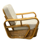 Restored 5-Strand Rattan "Double-Speed" Arm Sofa & Lounge Chair Living Room Set