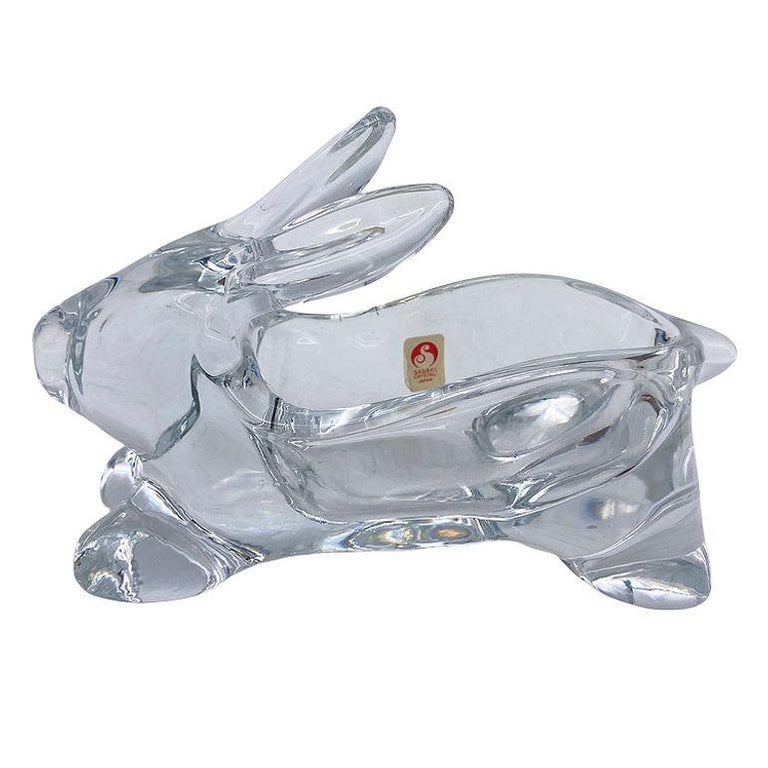 Set of 11 Rare Modernist Glass & Lucite Bunny Rabbit Figural Collection
