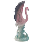Mid-century "Meeting in Florida" Matching Ceramic Pink Flamingo Statues, Pair
