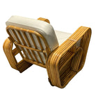 Restored 5-Strand Rattan "Double-Speed" Arm Sofa & Lounge Chair Living Room Set