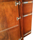 Rare Restored Bespoke Rattan & Mahogany Armoire
