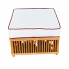 Deco Style "Presidents" Stick Reed Rattan Nantucket Sofa/Lounge Living Room Set