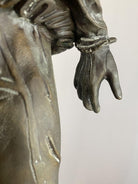 Victorian Bronze Jester Sculpture by After Alfred Barye, France 1860