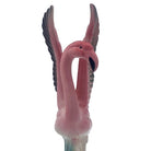 Mid-century "Meeting in Florida" Matching Ceramic Pink Flamingo Statues, Pair
