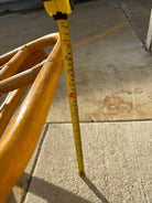 Restored 1940's Transition Rattan Recliner Lounge Chair