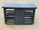 Restored 6 Strand Black Ash Table, Sofa, Lounge Chair Livingroom Set