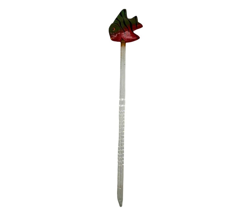 21 Piece Mid-Century Tropical Hula Girl & Flamingo Cocktail Swizzle Sticks