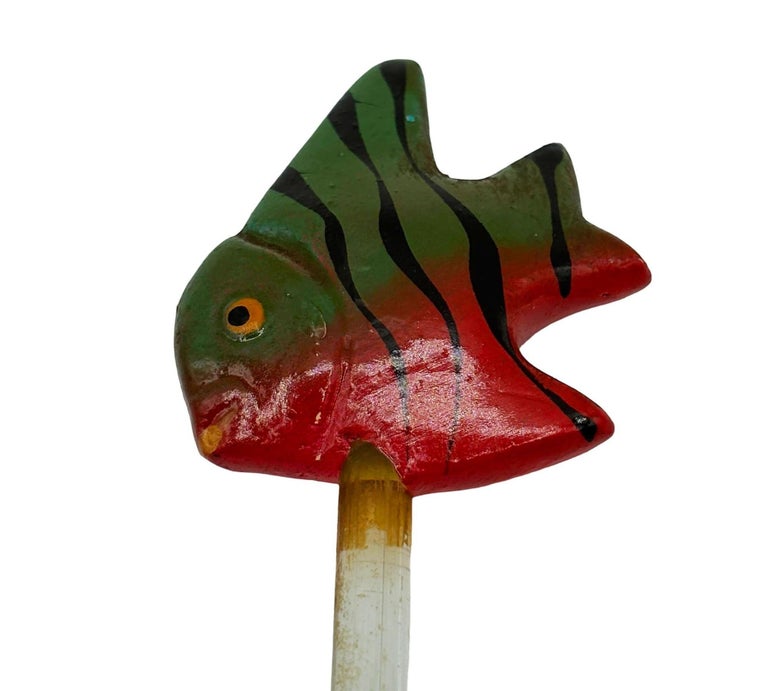 21 Piece Mid-Century Tropical Hula Girl & Flamingo Cocktail Swizzle Sticks