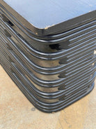 Restored 6 Strand Black Ash Table, Sofa, Lounge Chair Livingroom Set