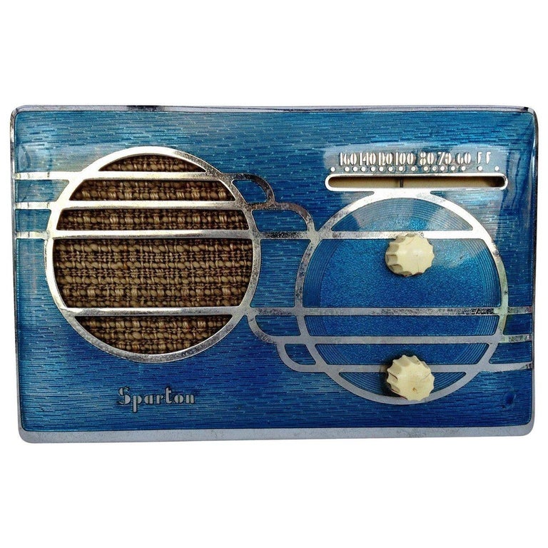 Art Deco Sparton Model 500C "Cloisonné" Catalin AM Radio