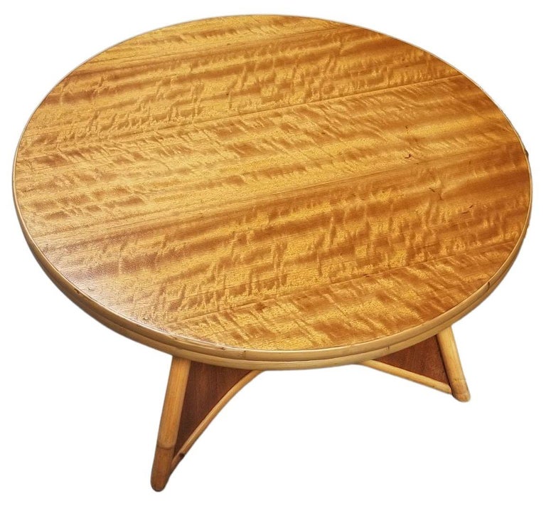 Restored Rattan Living Room Table Set by Herbert & Shirley Ritts