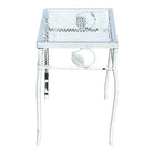 Mid-Century Wrought Iron Outdoor/ Patio Scrolling Side Table by Woodard