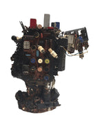 Vintage Microchip Sculpture Featuring a Lady's Head