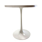 Mid-century Eero Saarinen Style Tulip Formica & Aluminum Side Table for Knoll