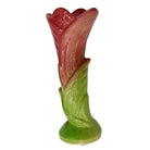 Mid Century Calla Lilly Pink Green Bud Vase by Shawee Pottery