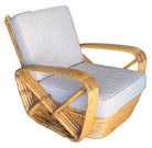 Original Historic Hand Made 4- Strand Square Pretzel Rattan Lounge & Sofa Set