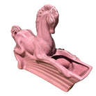 California Pottery Equestrian Stallion TV Lamp & Planter by Gilner Pottery