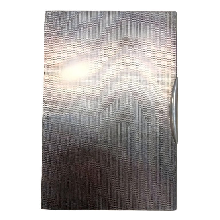 Italian Sterling Silver Cigarette & Makeup Case by Staldar