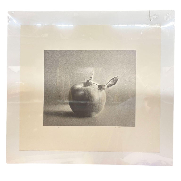 Martha Alf "Apple" Still Life Lithograph Print Limited Edition Signed (207/250)