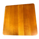 Restored Stacked Rattan Cocktail Coffee Table w/ Mahogany Top