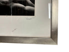 Framed Black and White Photography Print of Nude Figure