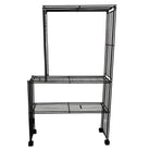 Mid-Century 3-Tier Iron Wire Art Display Shelf Bookshelf Etagere