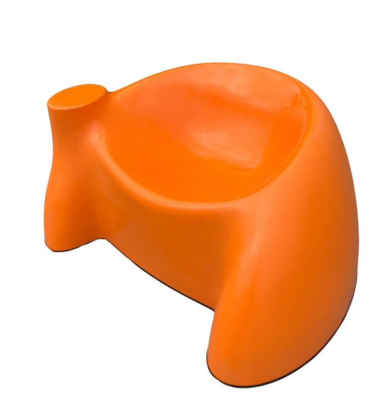 Mod Fiberglass "Castle Chair" Sculpture Lounge Chair by Wendell Castle