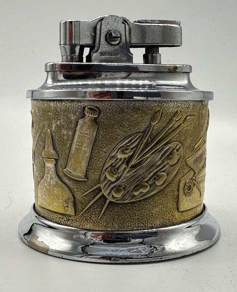 Johnny DC Comics Superman Chrome & Brass Table Lighter