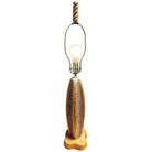Mid-century Hand Carved Maple Wood Heifetz Syle Abstract Table Lamp