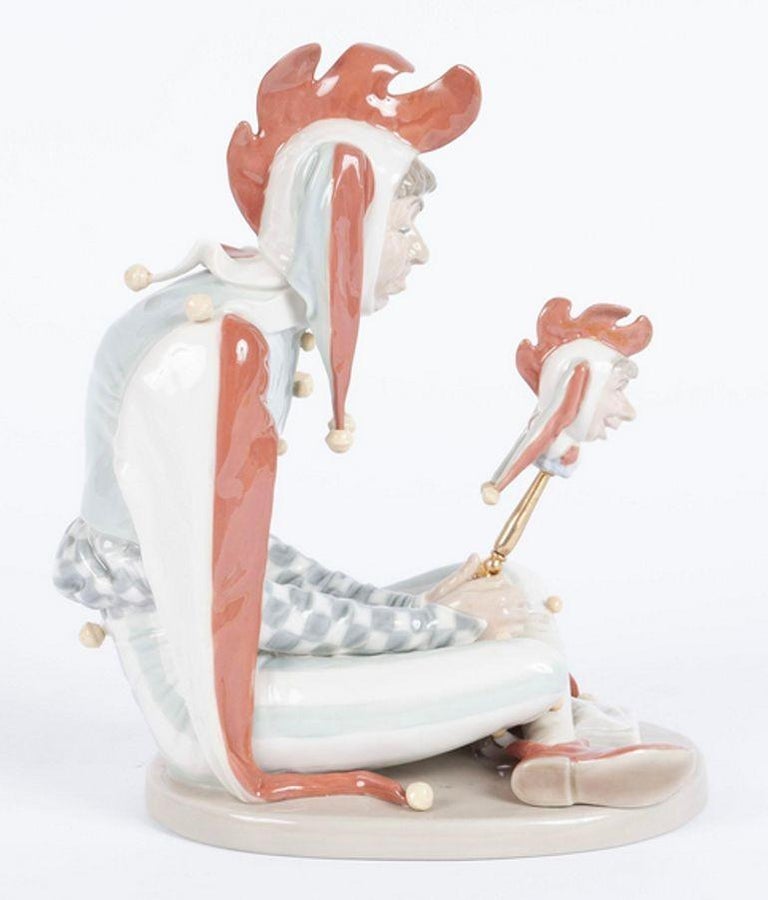 Norman Rockwell Court Jester Statue by Lladró Porcelain, Ltd 1234/5000