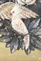 Billy Seay Airbrush Cockatoo and Hibiscus Hawaiian Art for Turner
