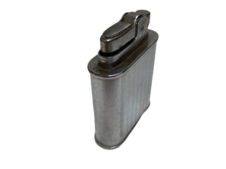 Original 1950 Stripped Table Lighter by Hilton