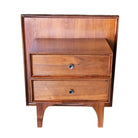Custom Walnut Bedroom Nightstand by Glenn of California
