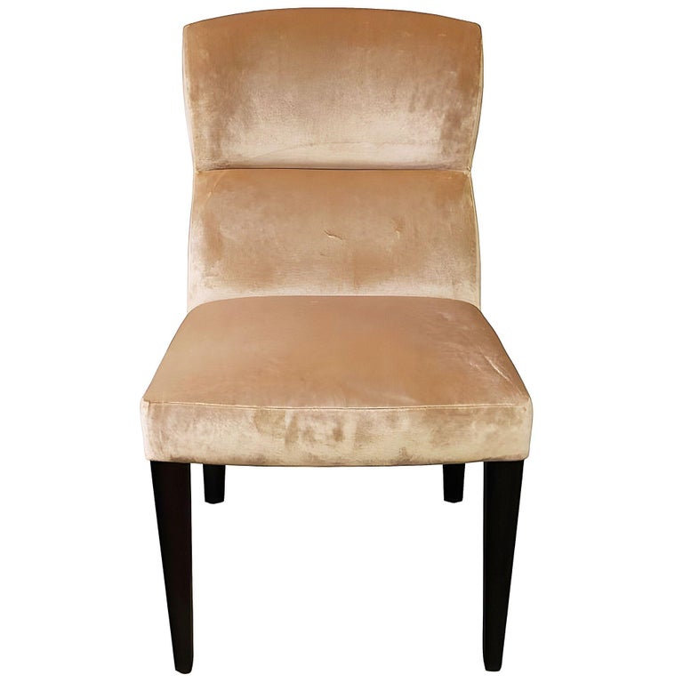 Dakota Jackson "Oh!" Velvet Side Chair