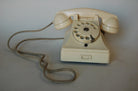 White Bakelite PTT Telephone by Ericsson